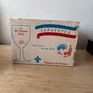 Lafayette Luminarc France Set of 5 Brandy / Snifter Glasses 4.5 Oz